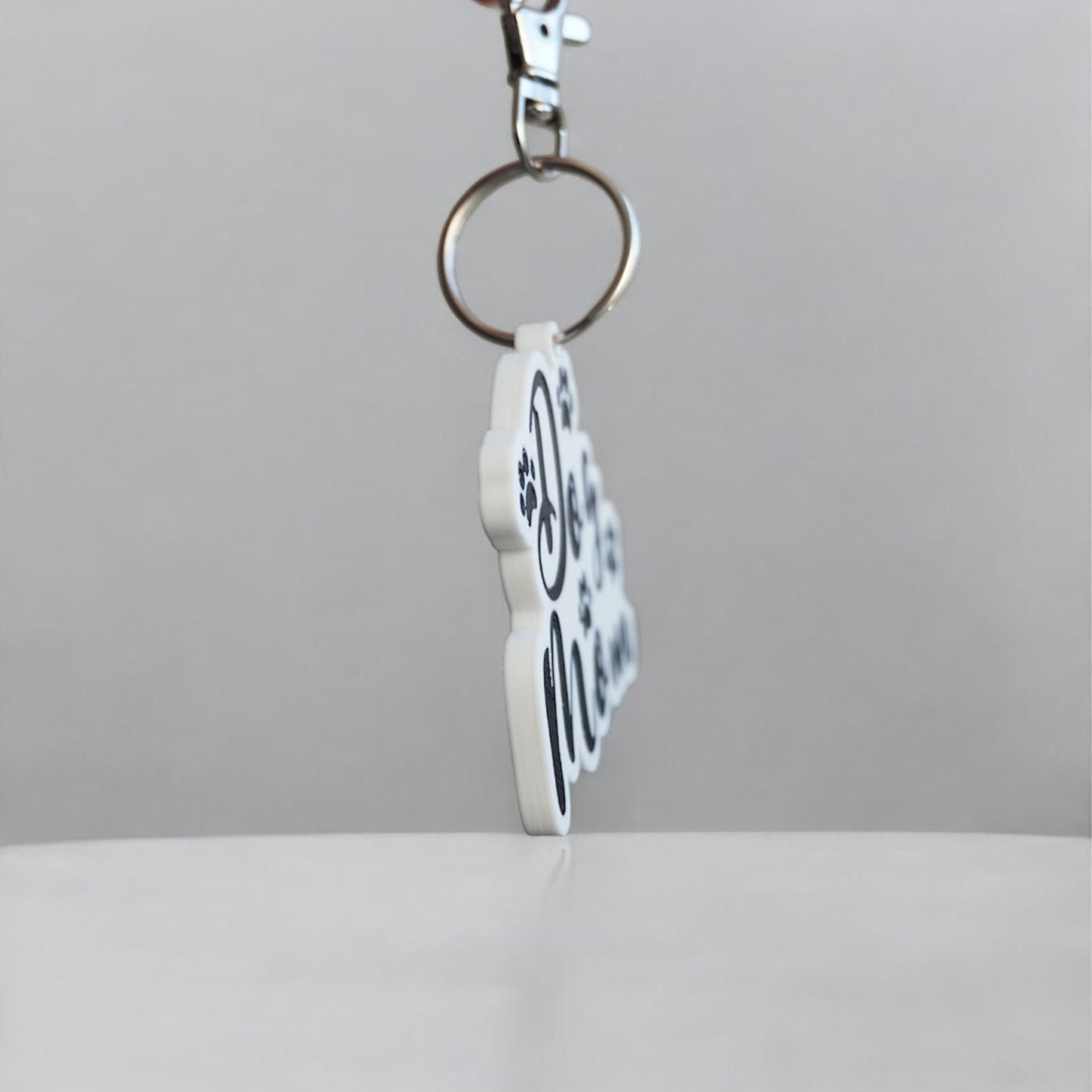 Custom Dog Mom bag Charm/ keychain