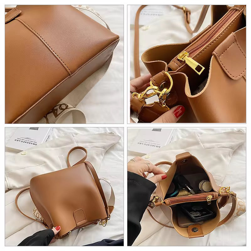 Leather crossbody bag Long strap bags for women High quality handbag (Luna handbag by Rotta)