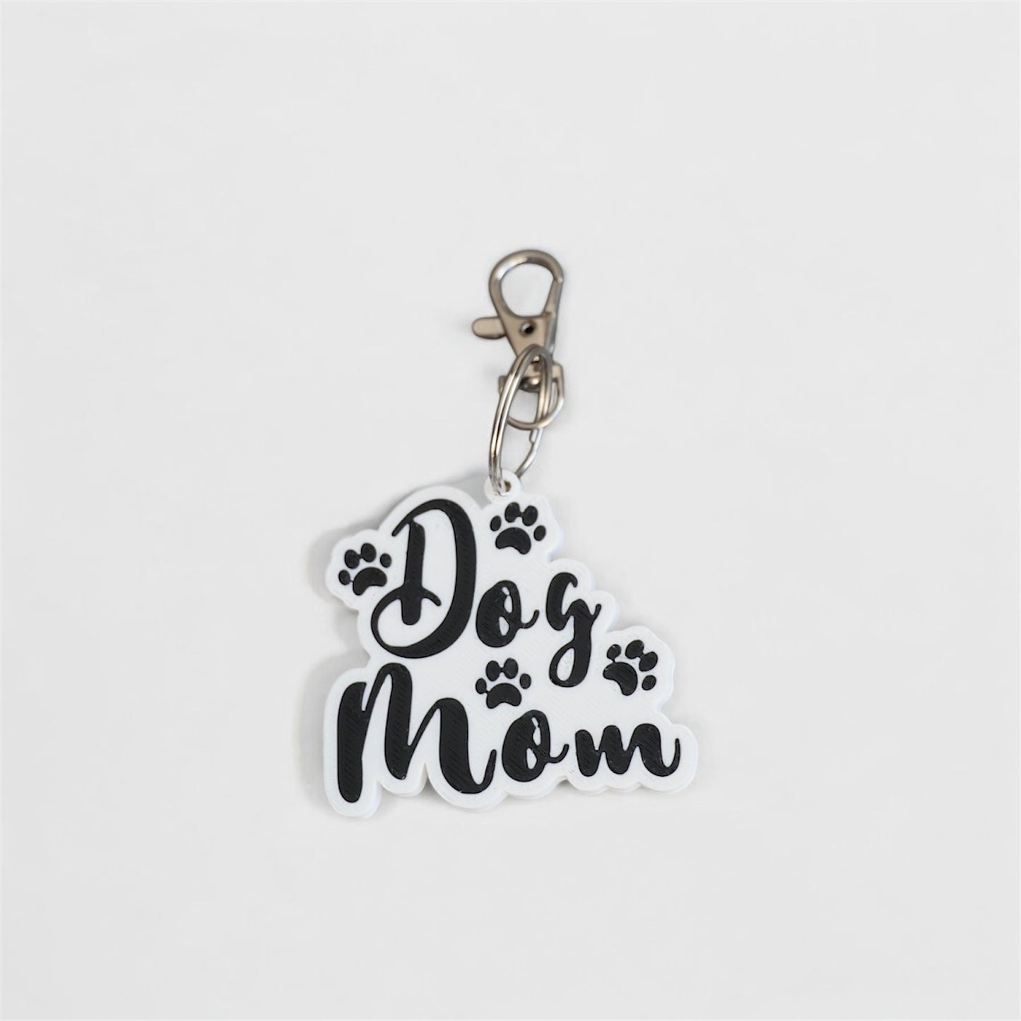 Custom Dog Mom bag Charm/ keychain