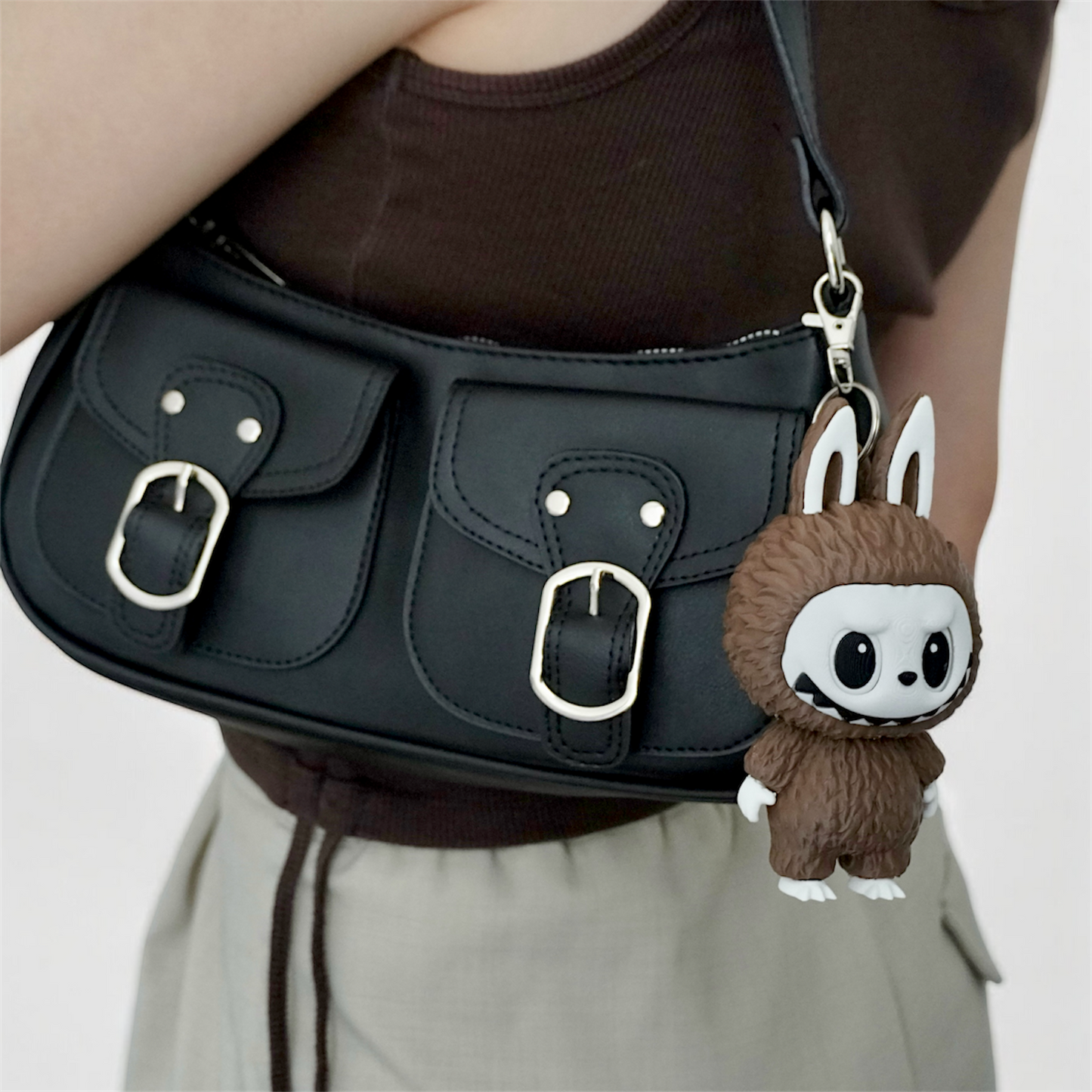 3D Printed Labubu Figure β Customizable PLA Toy | Bag charm or Figurine | Kawaii Fantasy Art Toy