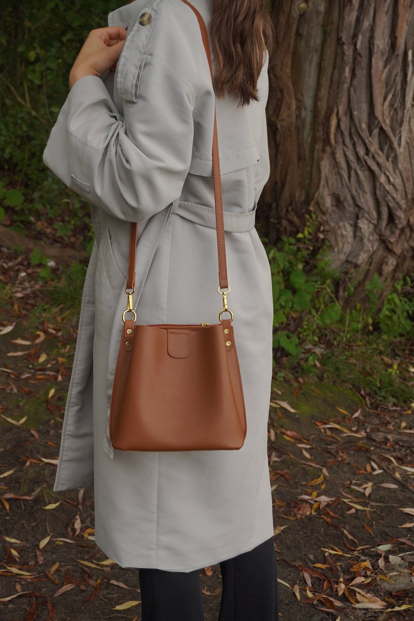Leather crossbody bag Long strap bags for women High quality handbag (Luna handbag by Rotta)