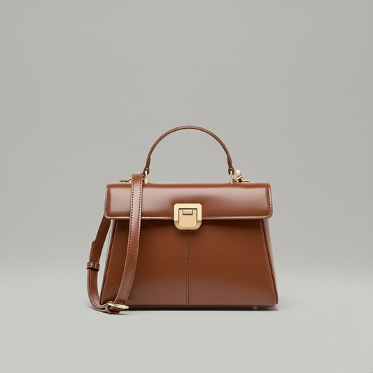 Lumis Leather Bag – Luxury Cowhide Leather Handbag for Timeless Elegance