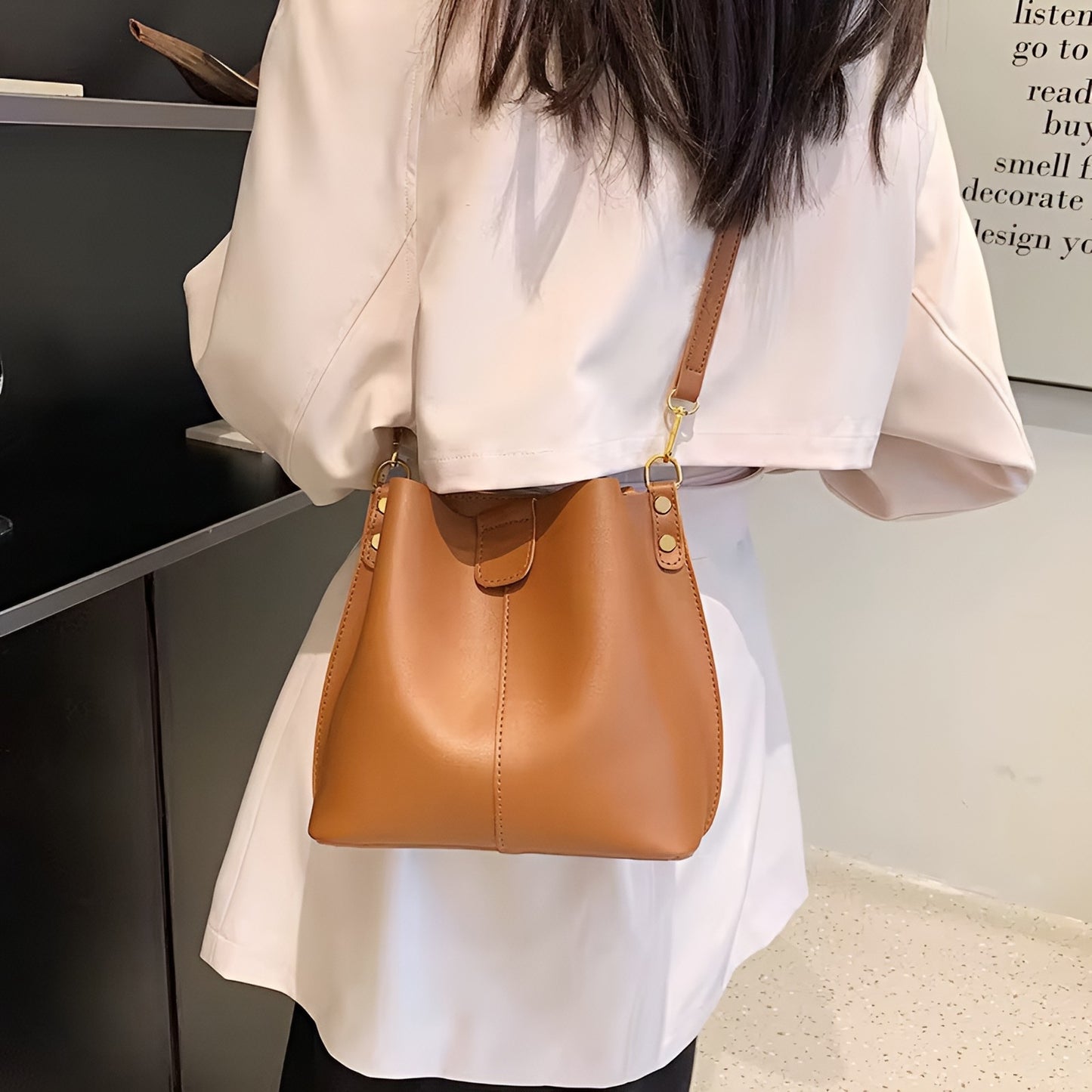 Luna bag by Rotta - Bucket bag vegan leather