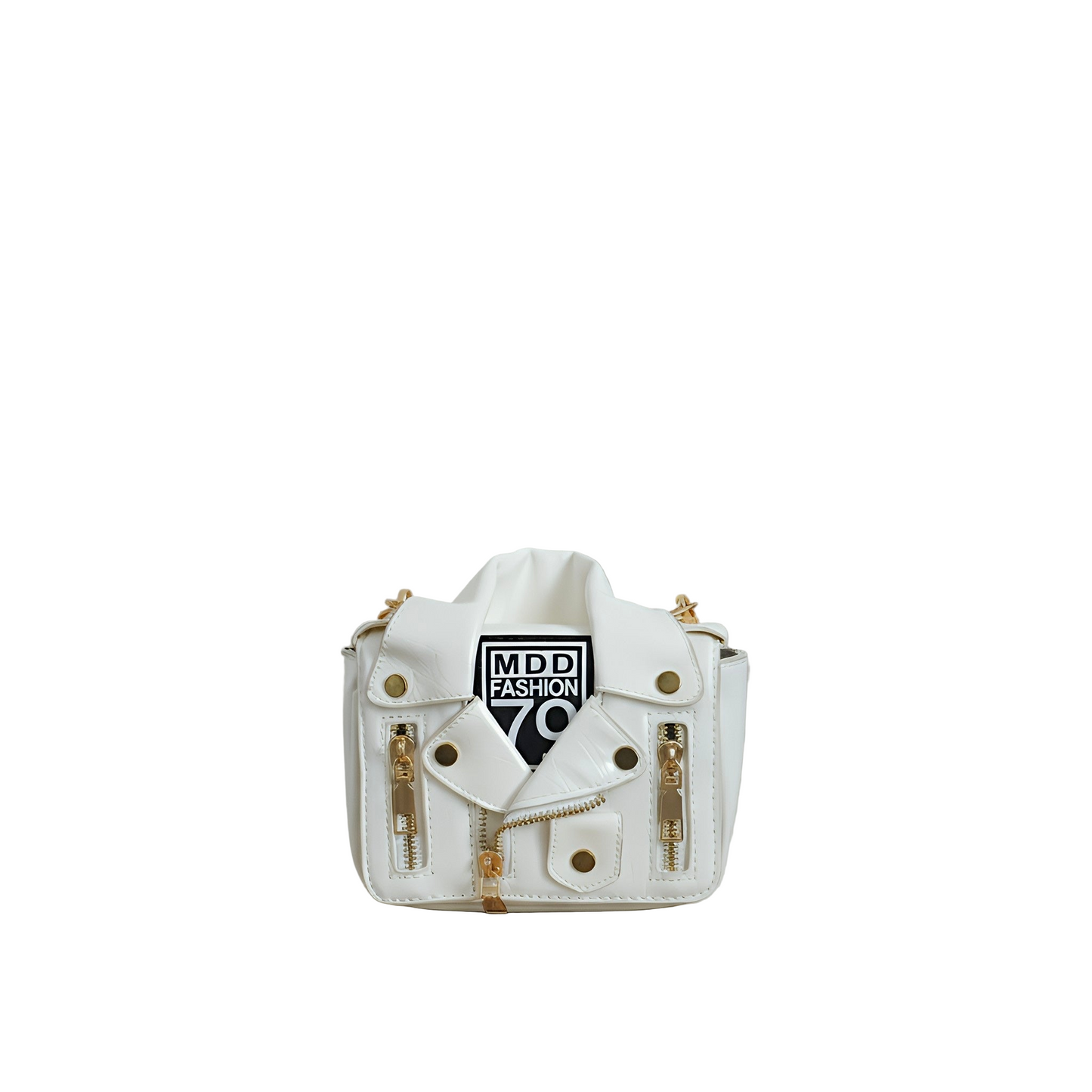 NOVA Mini Leather Crossbody Bag with Chain Strap