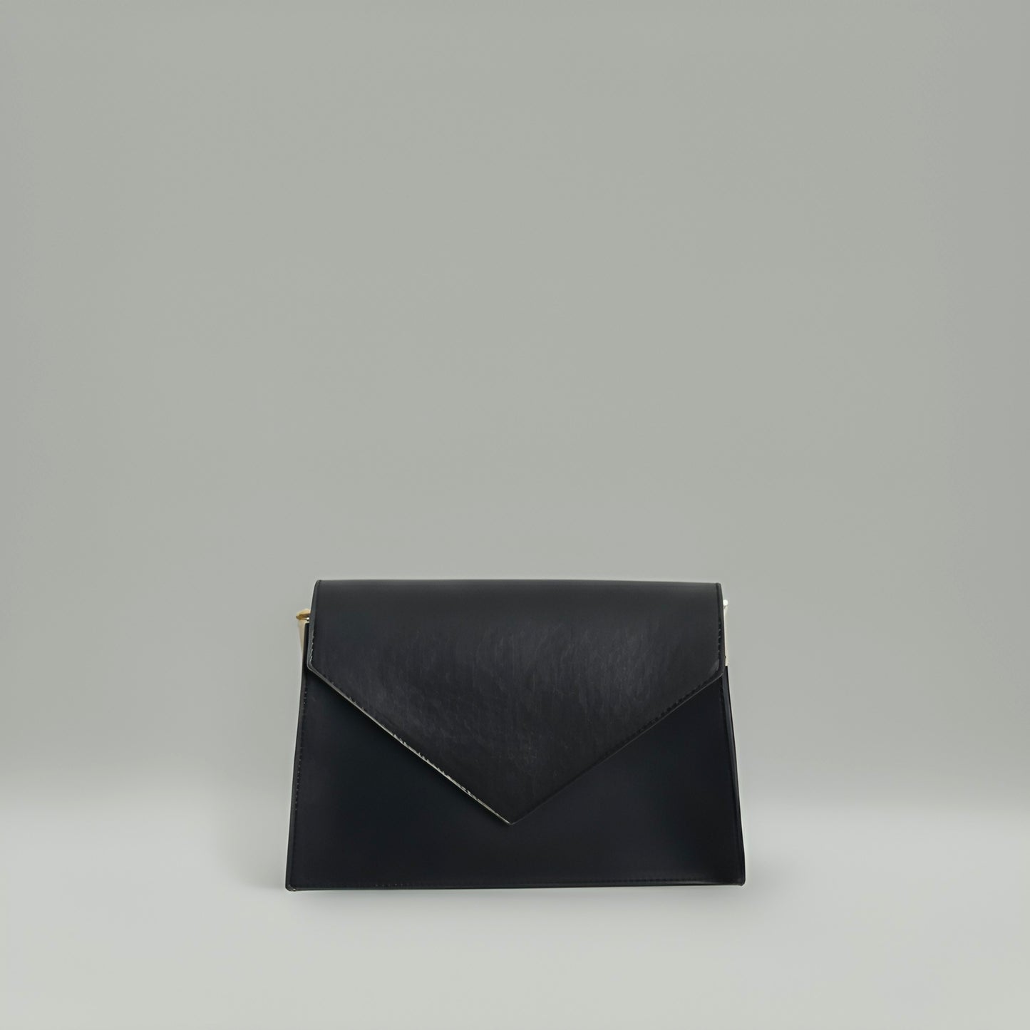 SOHO - Sac à bandoulière élégant en cuir - Noir classique et marron terre cuite