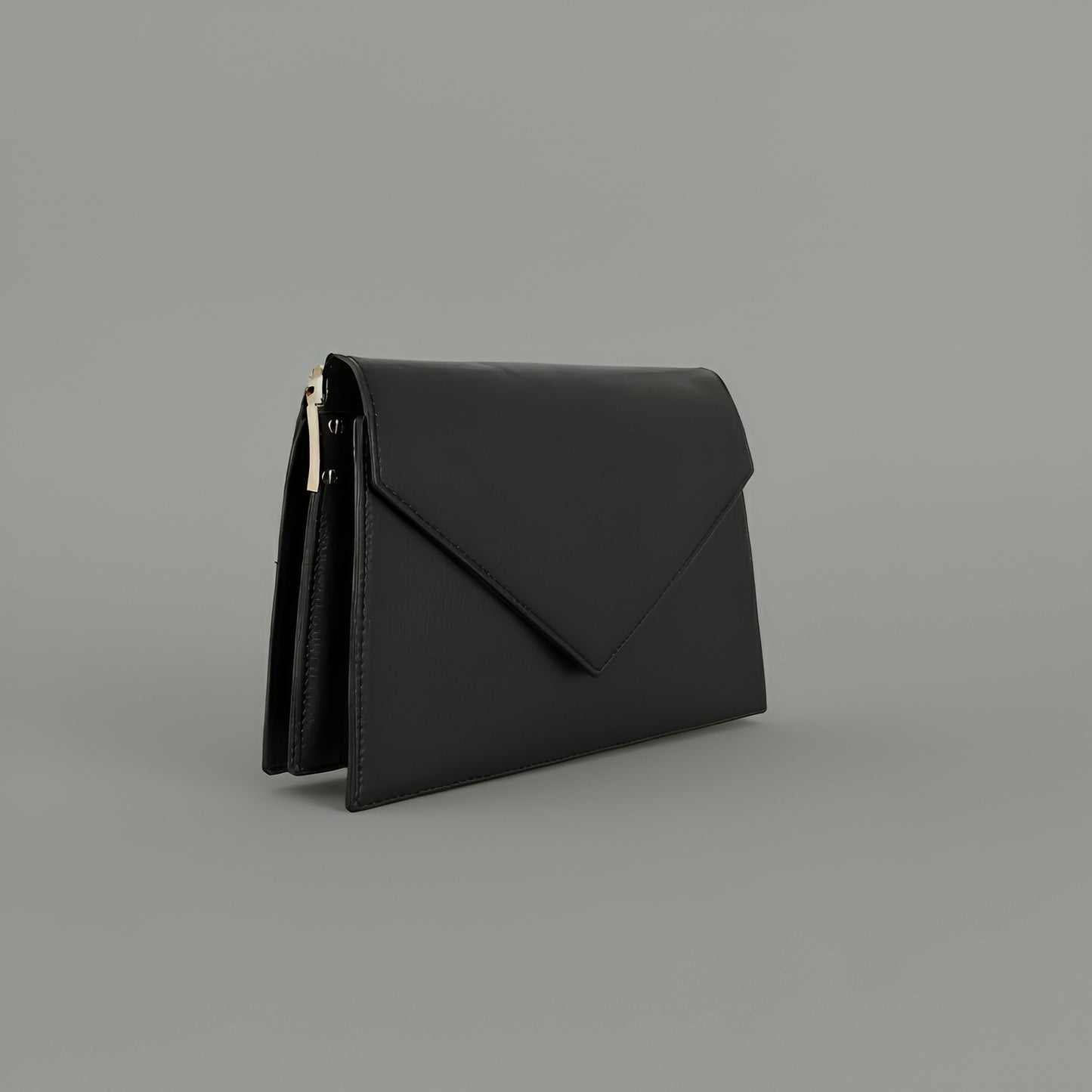 SOHO - Sac à bandoulière élégant en cuir - Noir classique et marron terre cuite