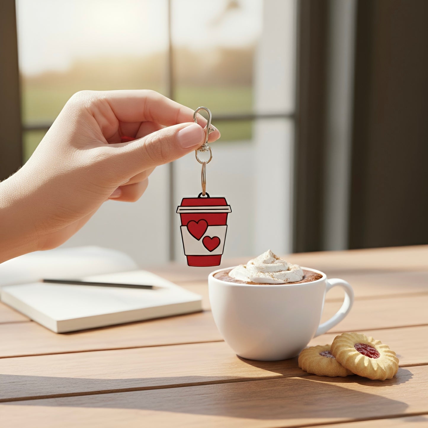 Bijou de sac en forme de tasse à café – Bijou pour les amateurs de café