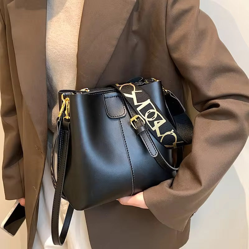 Leather crossbody bag Long strap bags for women High quality handbag (Luna handbag by Rotta)