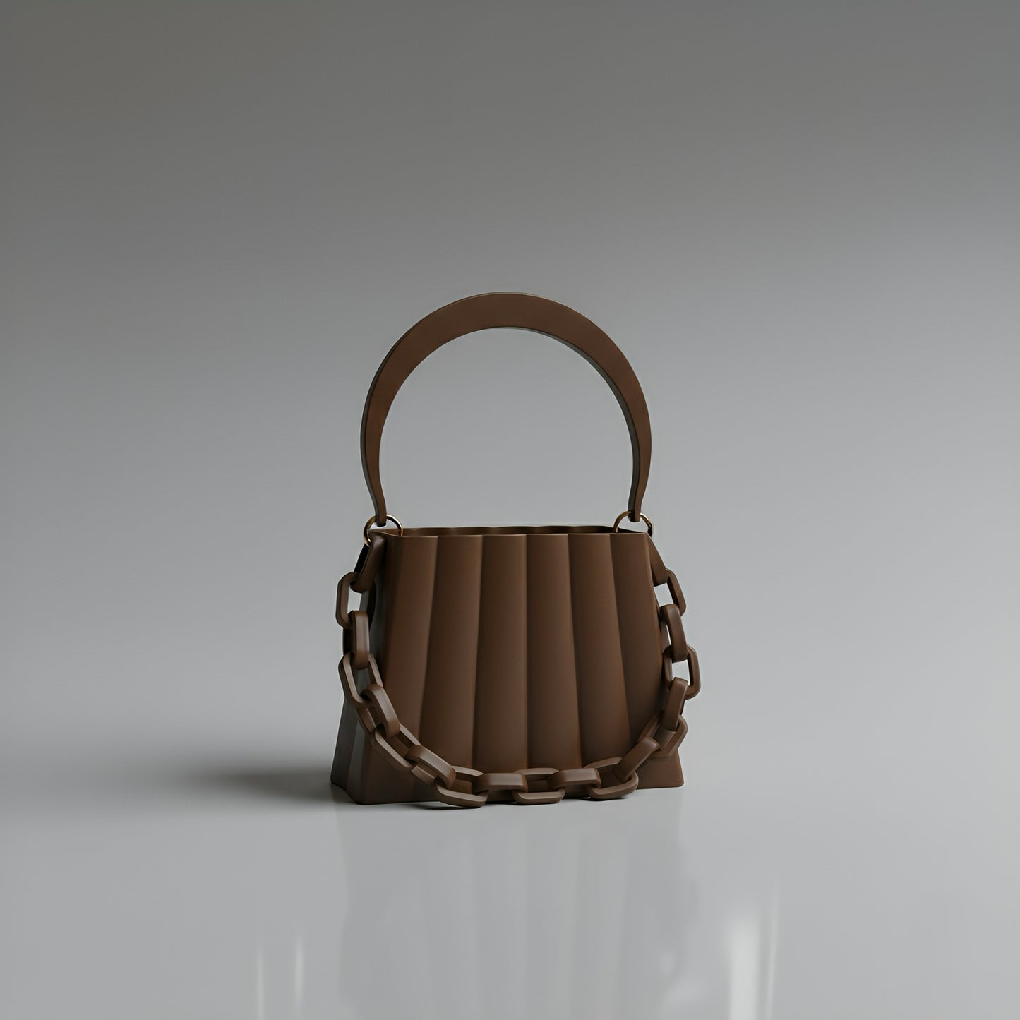 Sculpta – Chunky Chain Pleated Bag