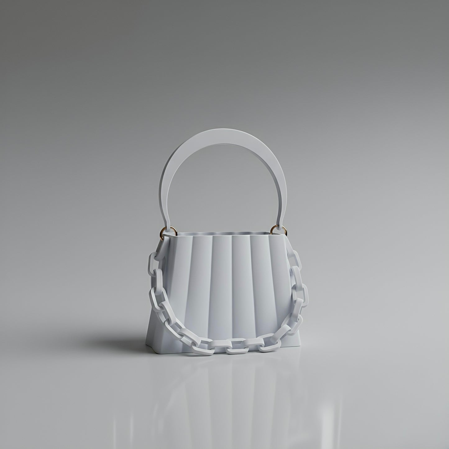 Sculpta – Chunky Chain Pleated Bag
