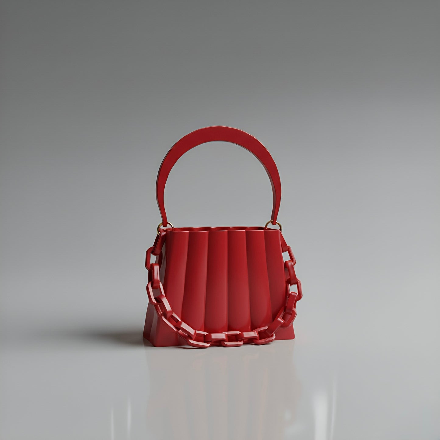Sculpta – Chunky Chain Pleated Bag