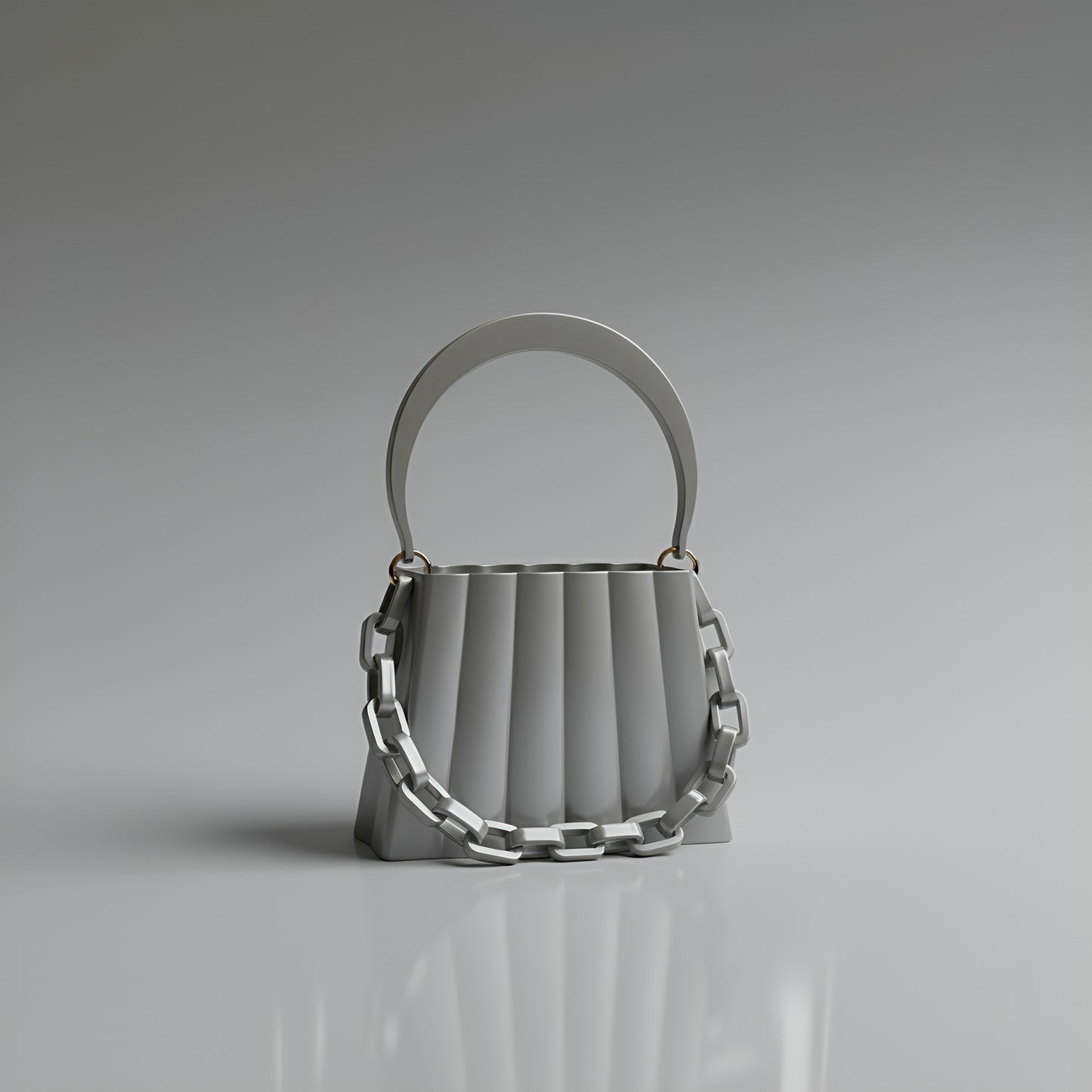Sculpta – Chunky Chain Pleated Bag