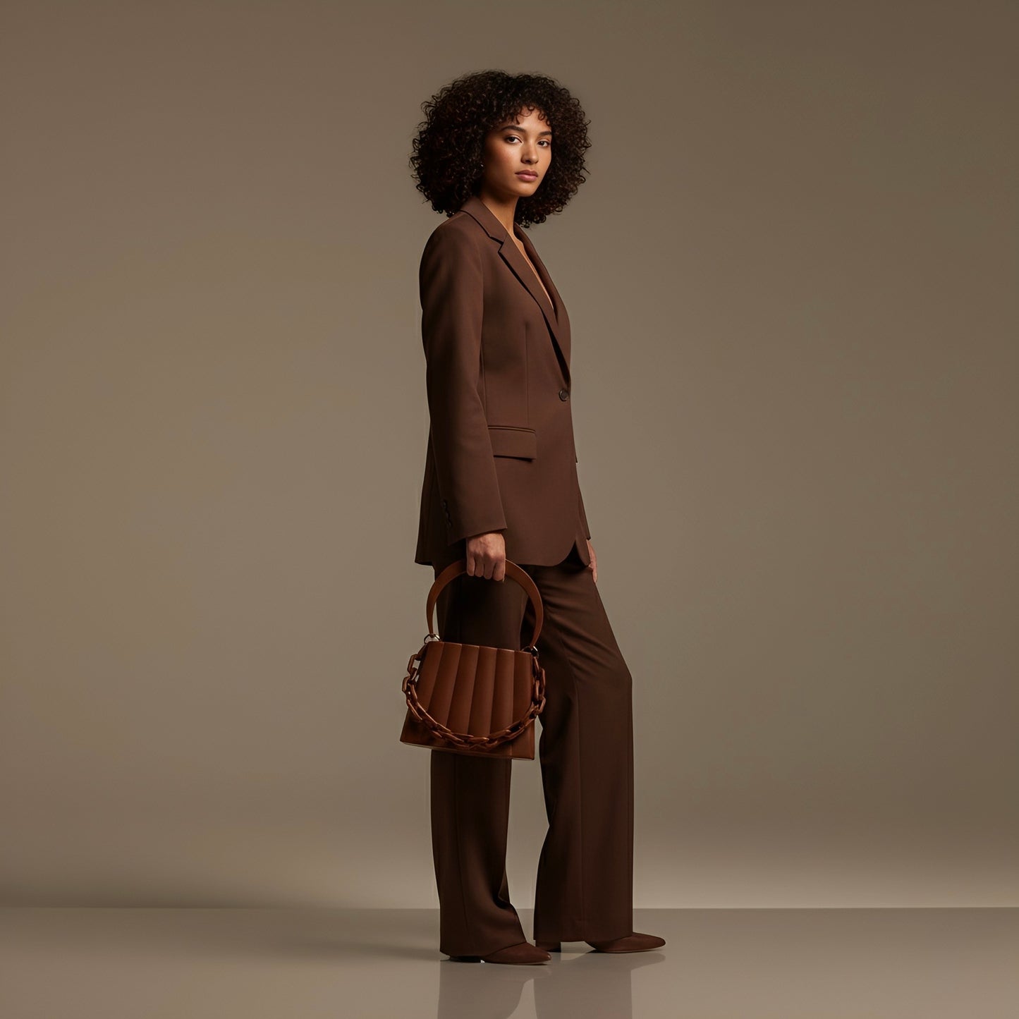 Sculpta – Chunky Chain Pleated Bag