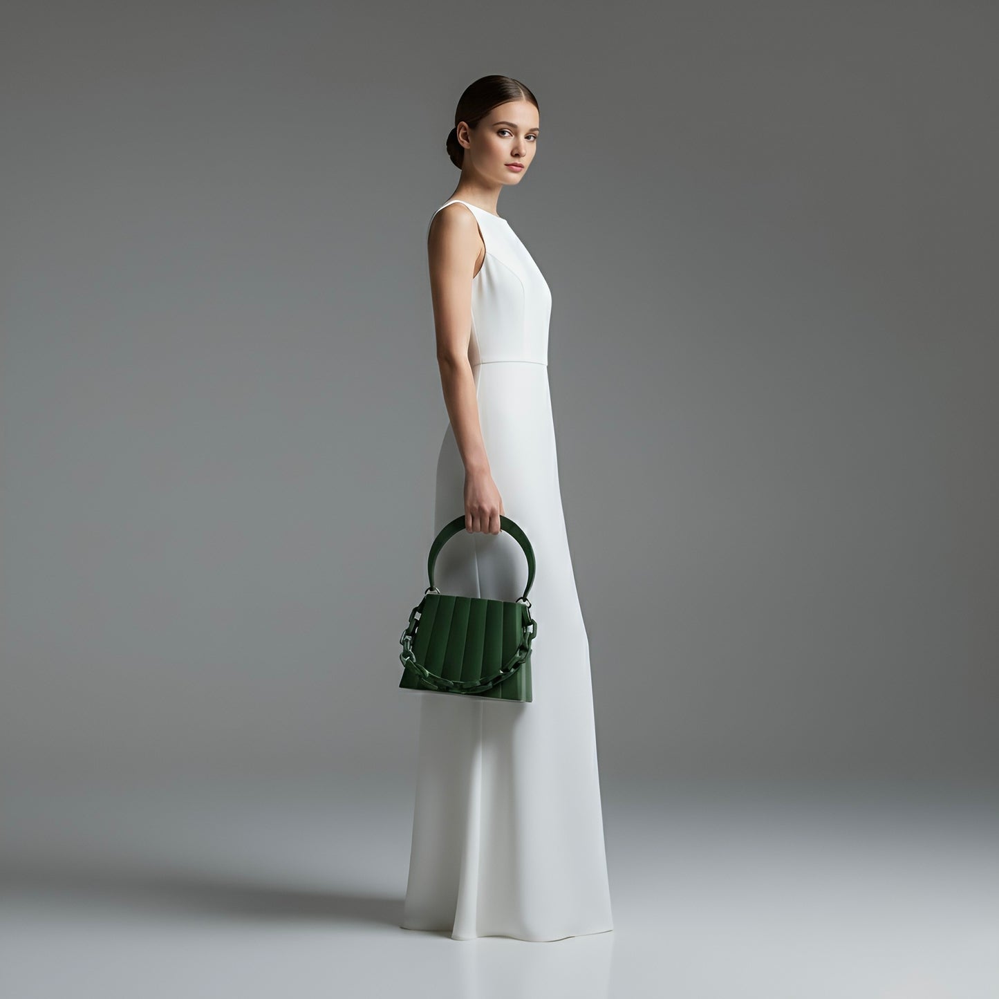 Sculpta – Chunky Chain Pleated Bag