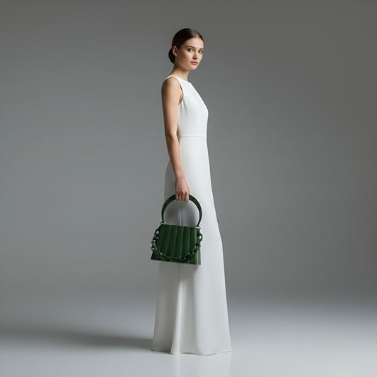 Sculpta – Chunky Chain Pleated Bag