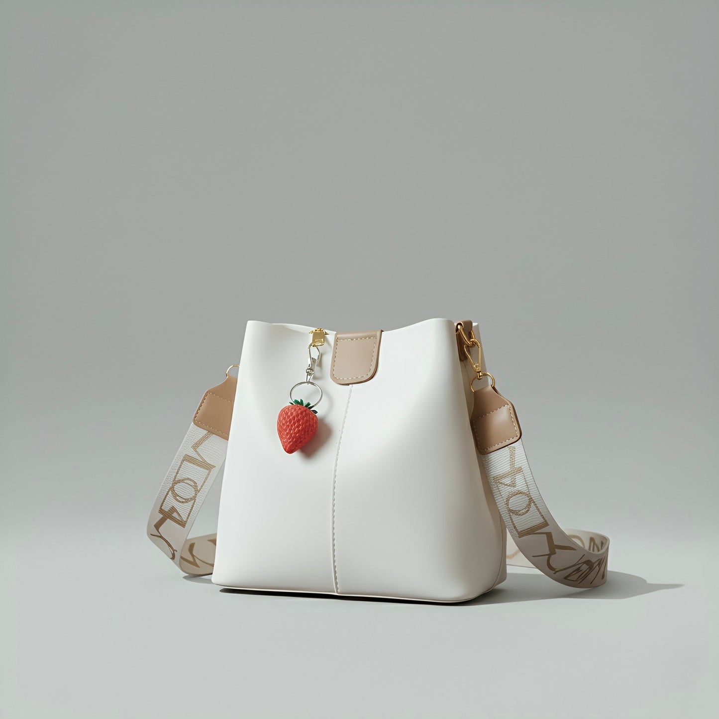 Cute Strawberry Bag Charm