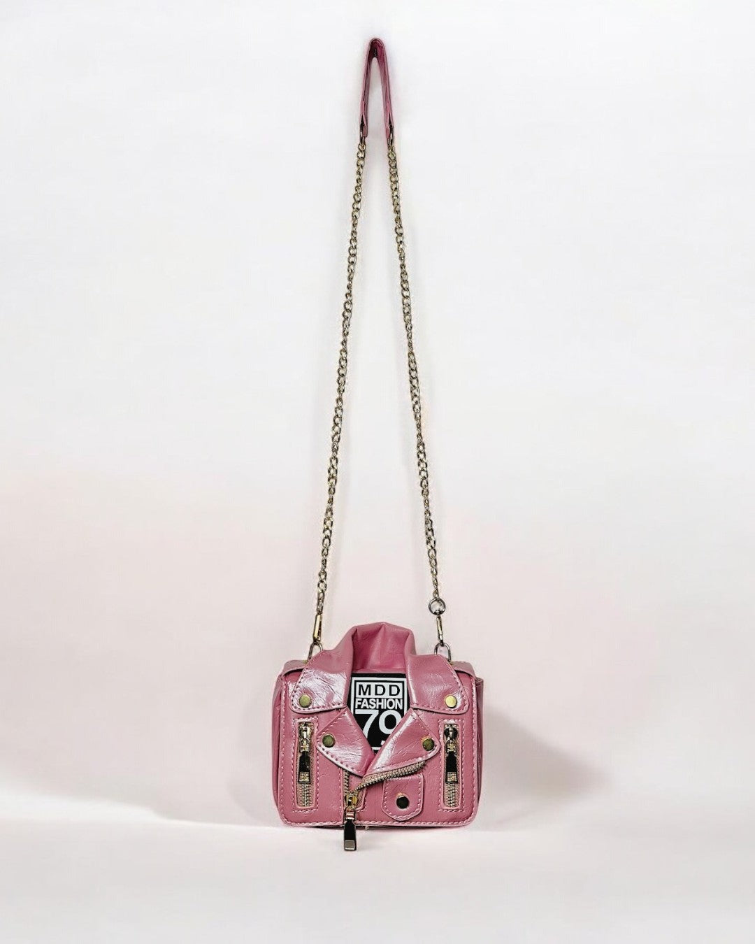 NOVA Mini Leather Crossbody Bag with Chain Strap