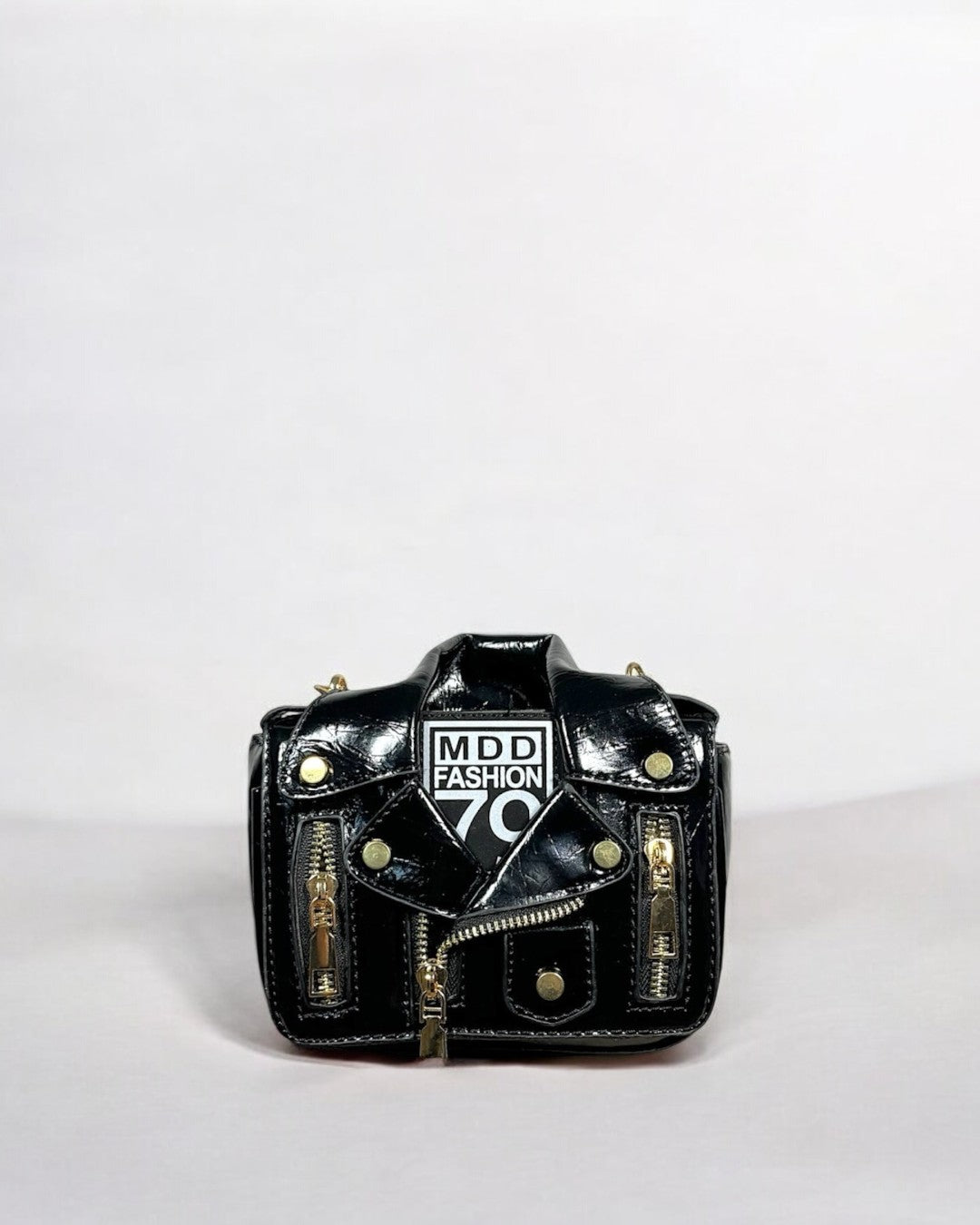 NOVA Mini Leather Crossbody Bag with Chain Strap