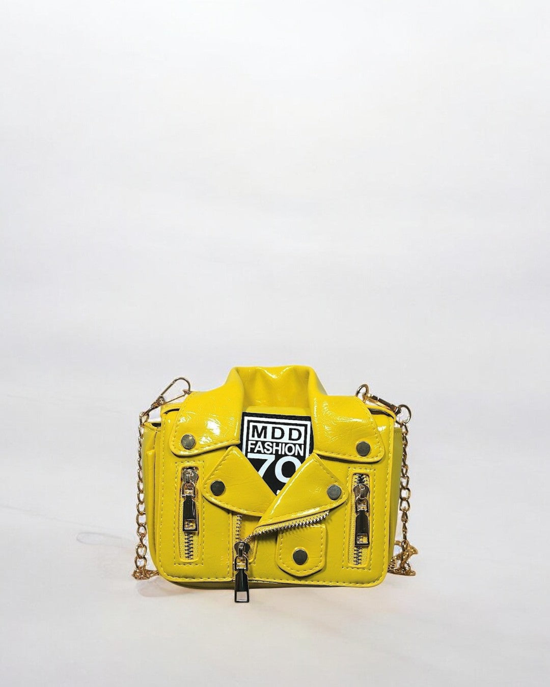 NOVA Mini Leather Crossbody Bag with Chain Strap