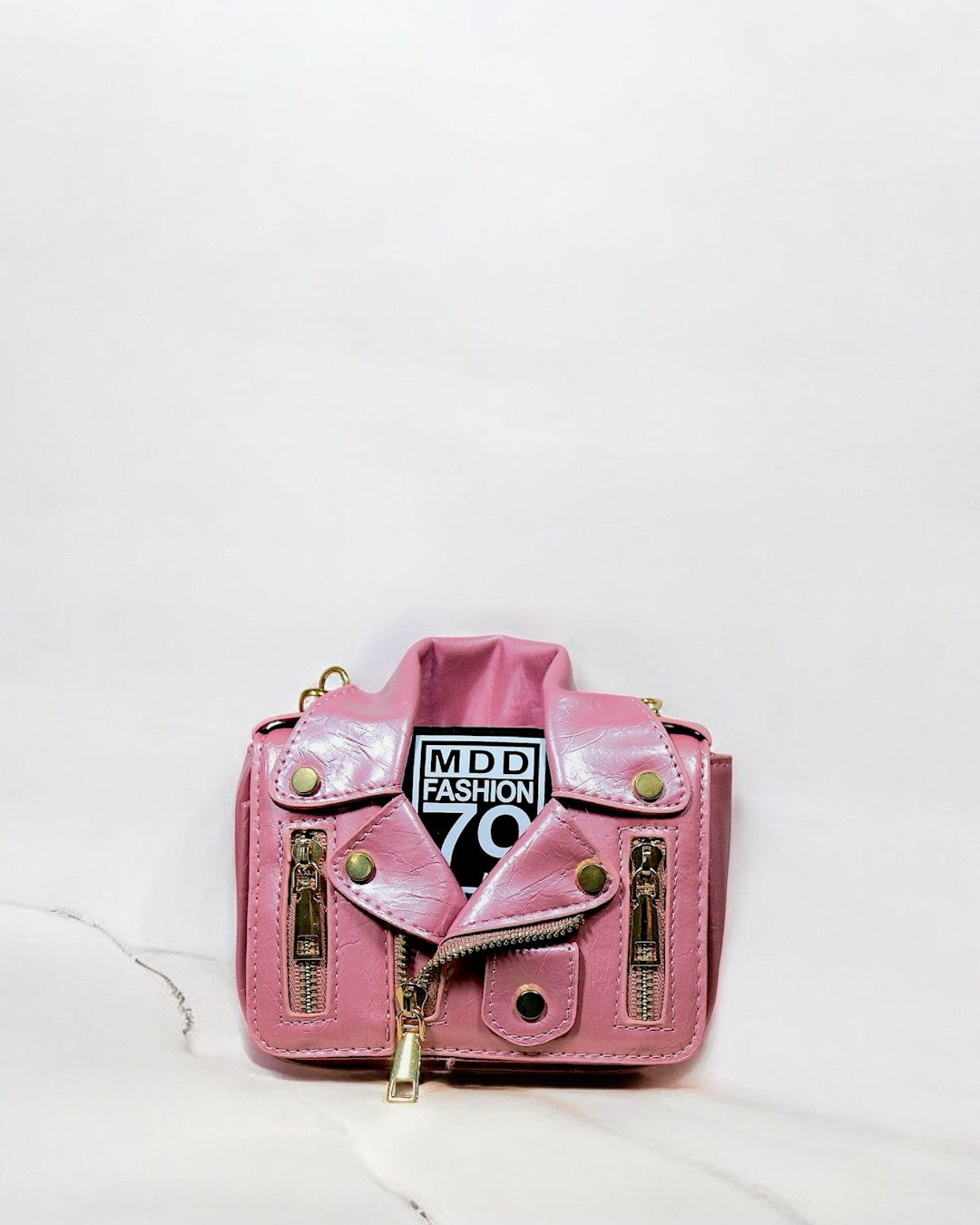 NOVA Mini Leather Crossbody Bag with Chain Strap