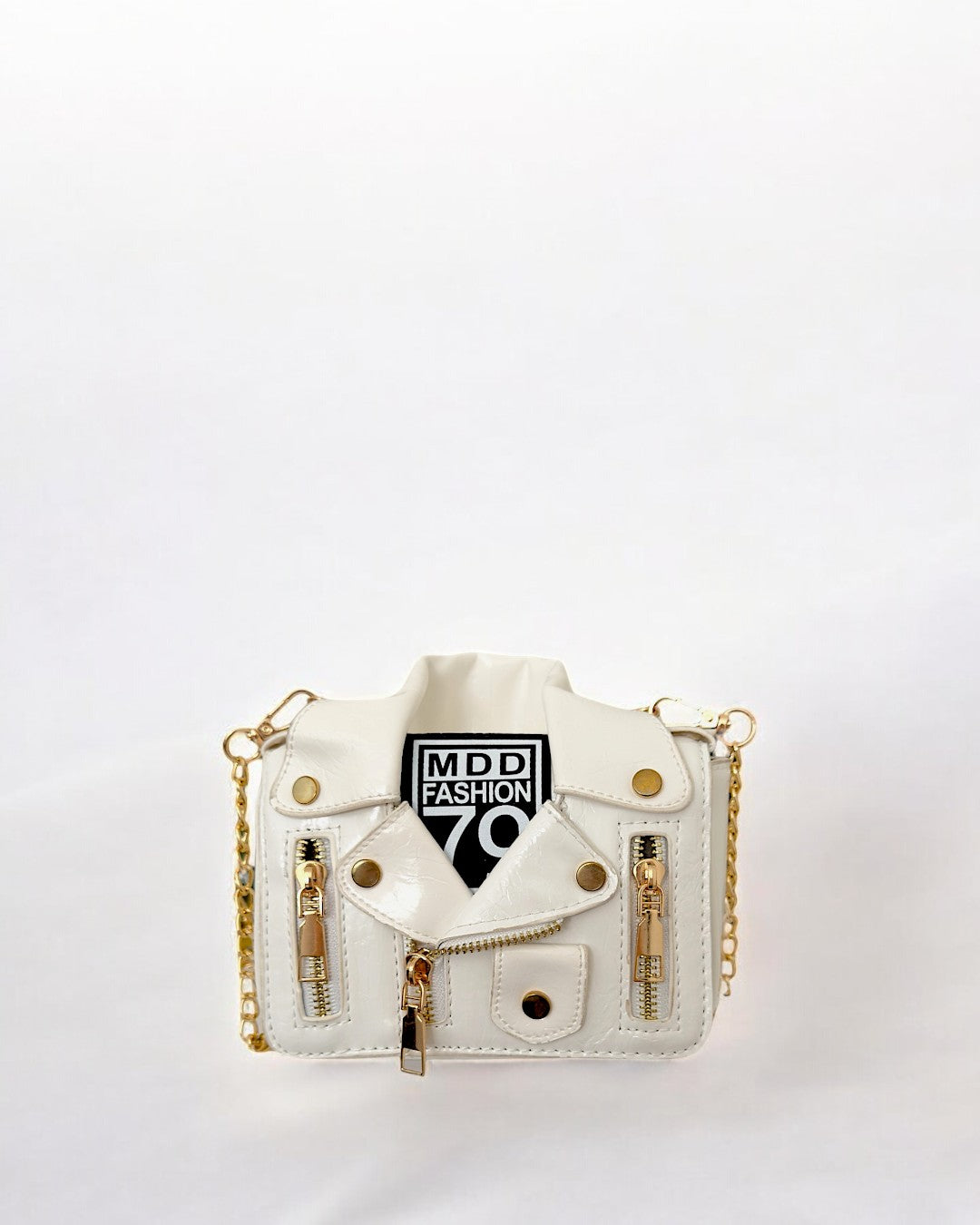 NOVA Mini Leather Crossbody Bag with Chain Strap