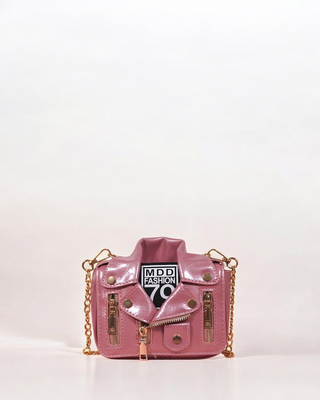 NOVA Mini Leather Crossbody Bag with Chain Strap