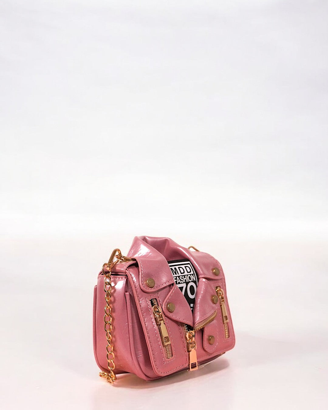 NOVA Mini Leather Crossbody Bag with Chain Strap