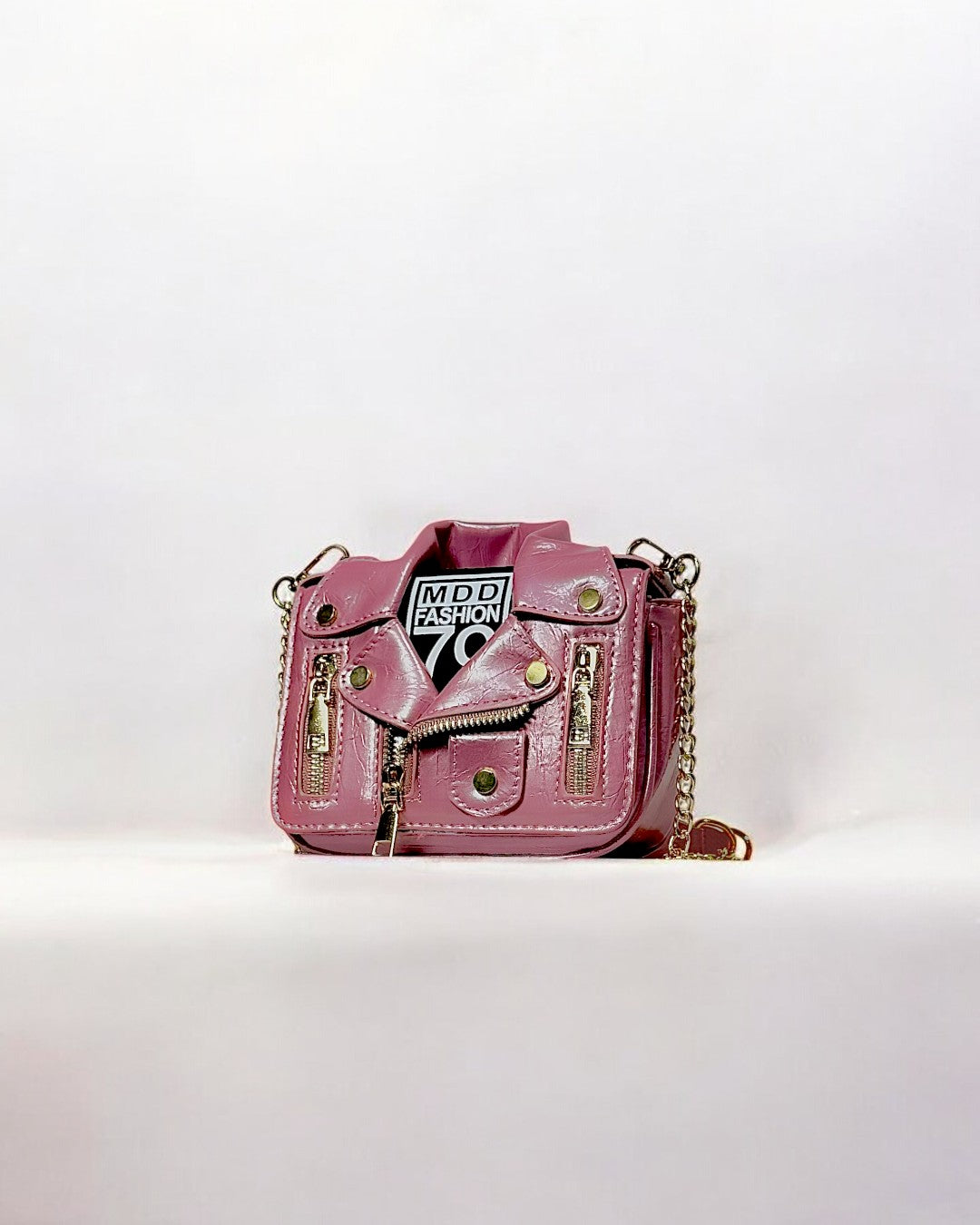 NOVA Mini Leather Crossbody Bag with Chain Strap