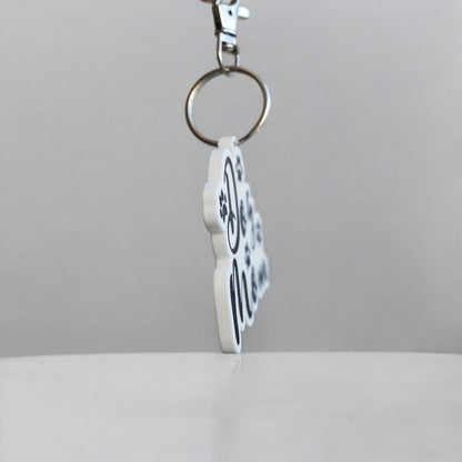Custom Dog Mom bag Charm/ keychain
