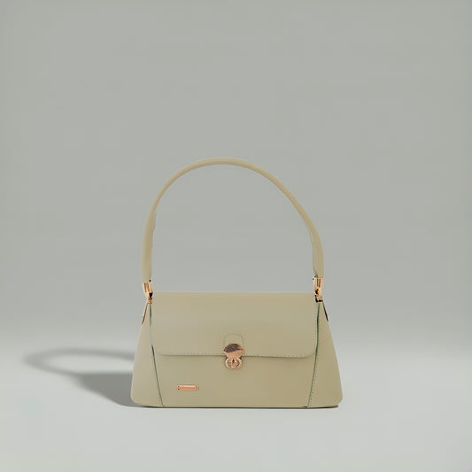 SERENE - Top Handle Shoulder Bag in Green