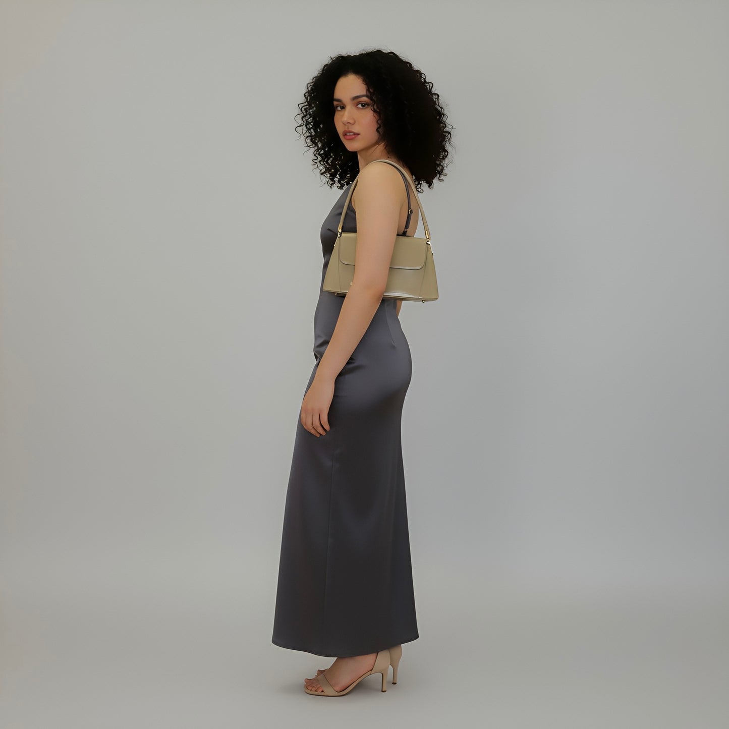 SERENE - Sac à bandoulière avec poignée supérieure en vert