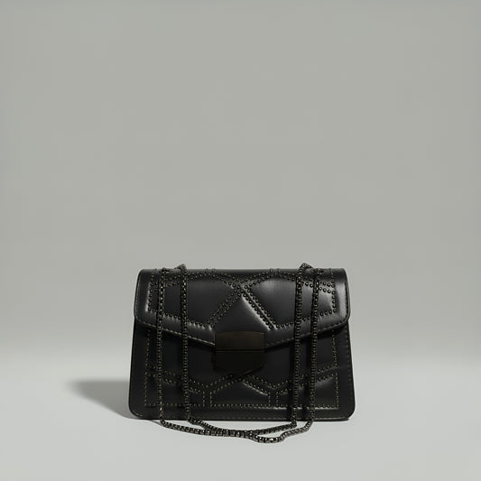 Elegant Aura Crossbody Bag – Chic Chain Strap & Luxurious Leather | Rotta