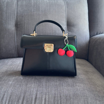 Customizable Cherry Bag Charm – Sweet & Stylish Accessory 🍒
