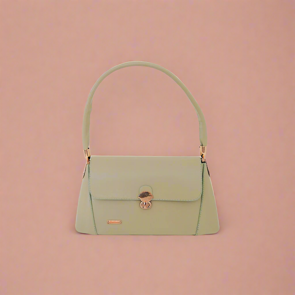 SERENE - Sac à bandoulière avec poignée supérieure en vert