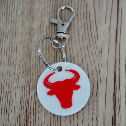 Zodiac Bag Charm with NFC – Personalized Astrology Keychain