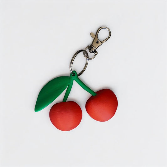 Customizable Cherry Bag Charm – Sweet & Stylish Accessory 🍒