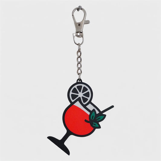 Cocktail Bag Charm – Fun & Colorful PLA Keychain Accessory