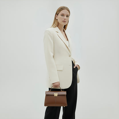 Lumis Leather Bag – Luxury Cowhide Leather Handbag for Timeless Elegance