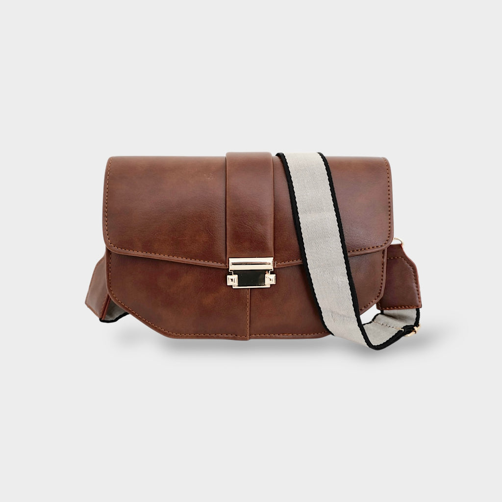MIRA - Versatile Leather Crossbody Bag with Adjustable Strap and Multiple Compartments