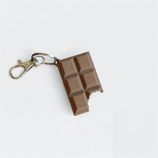 Chocolate Bar Bag Charm with NFC – 3D Printed PLA Keychain