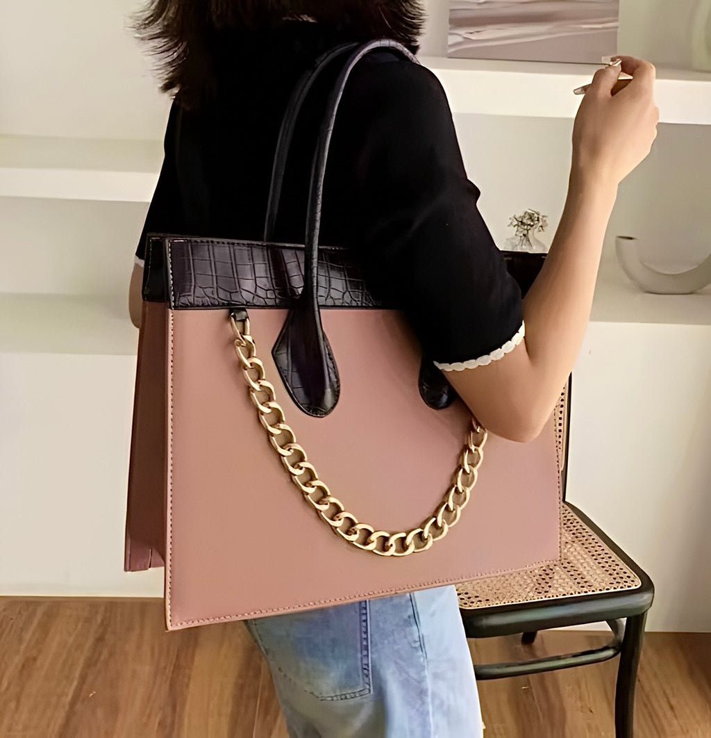 Large Tote bag top handle handbag for women bags  (Versa handbag by Rotta)
