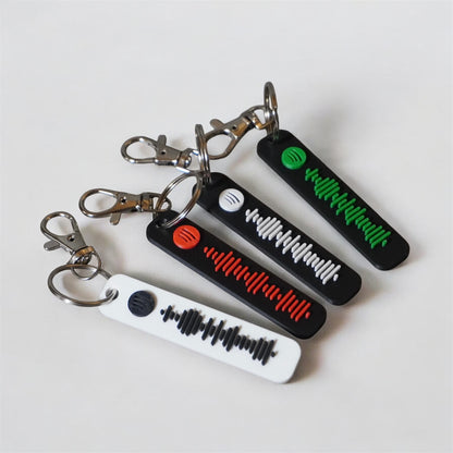 Customize Your Spotify Code bag charm/Keychain – Scan to Play Your Favorite Song