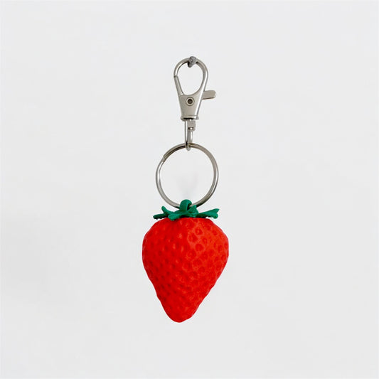 Strawberry Bag Charm – Lightweight, Durable & Customizable