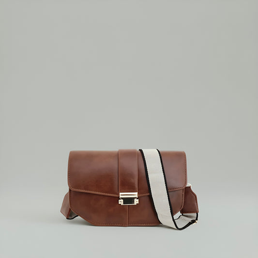 MIRA - Versatile Leather Crossbody Bag with Adjustable Strap and Multiple Compartments