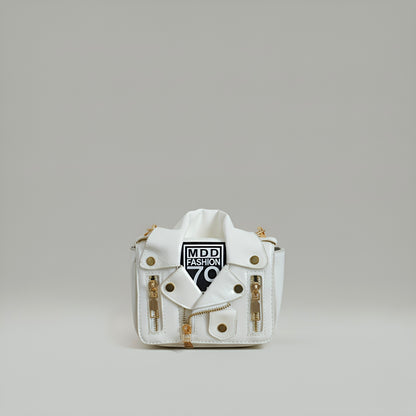 NOVA Mini Leather Crossbody Bag with Chain Strap