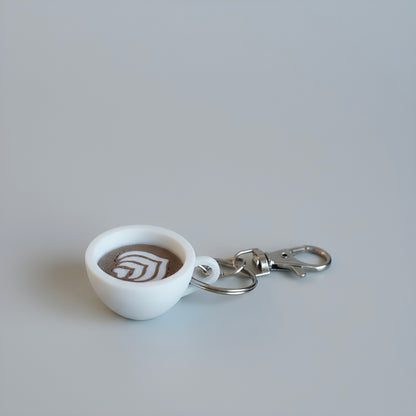 Mini breloque de sac en forme de tasse à café – Parfait pour les amateurs de café !