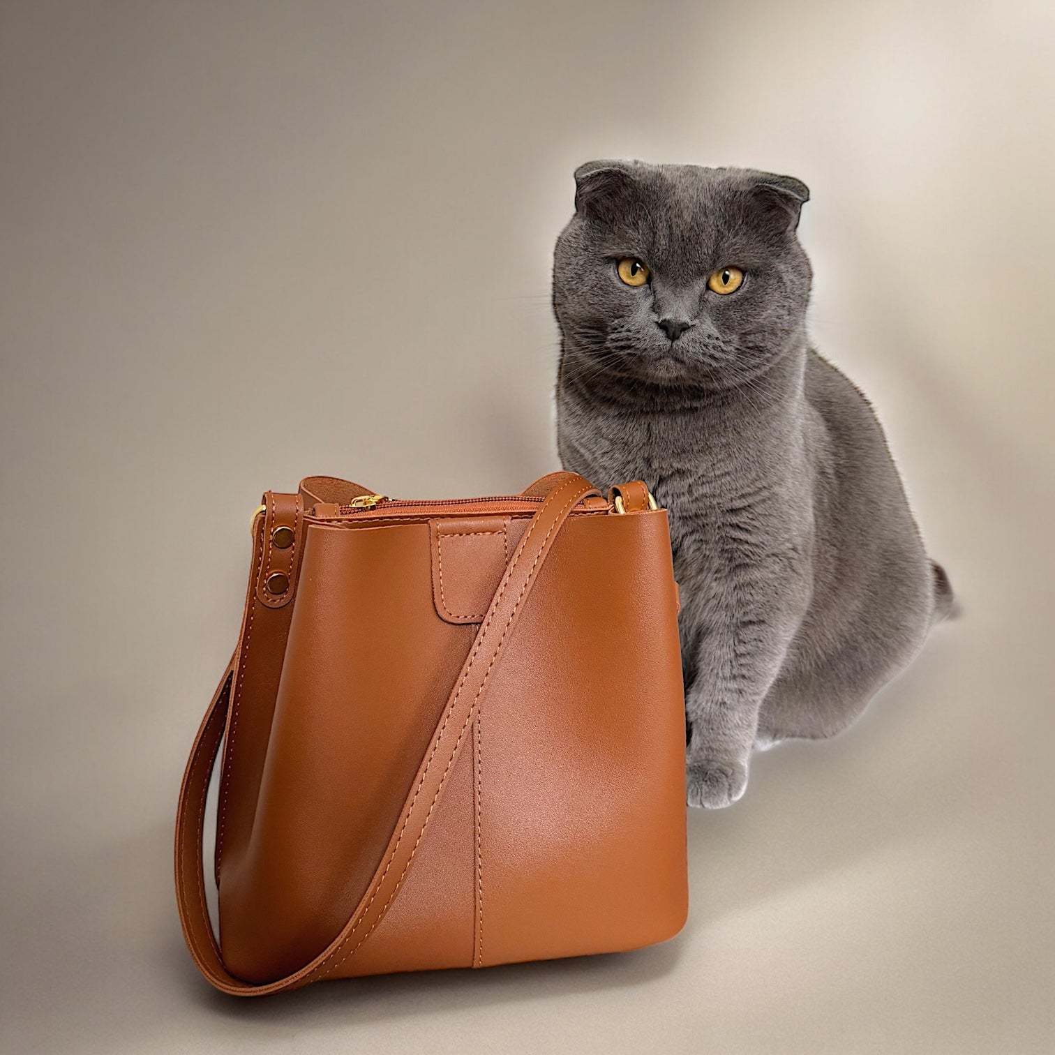 Leather crossbody bag Long strap bags for women High quality handbag (Luna handbag by Rotta)