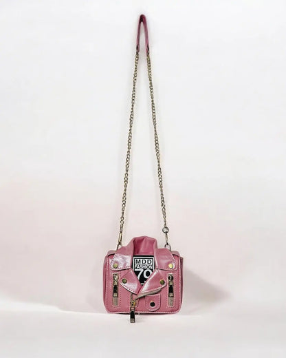 NOVA Mini Leather Crossbody Bag with Chain Strap rotta.ca
