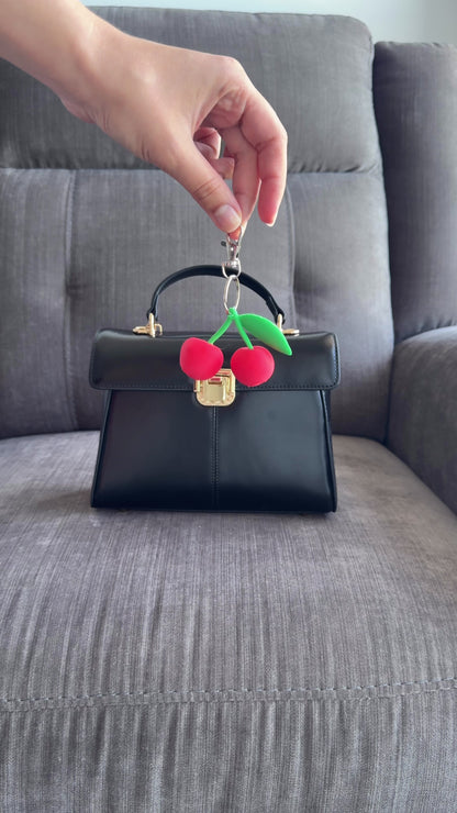 Customizable Cherry Bag Charm – Sweet & Stylish Accessory 🍒