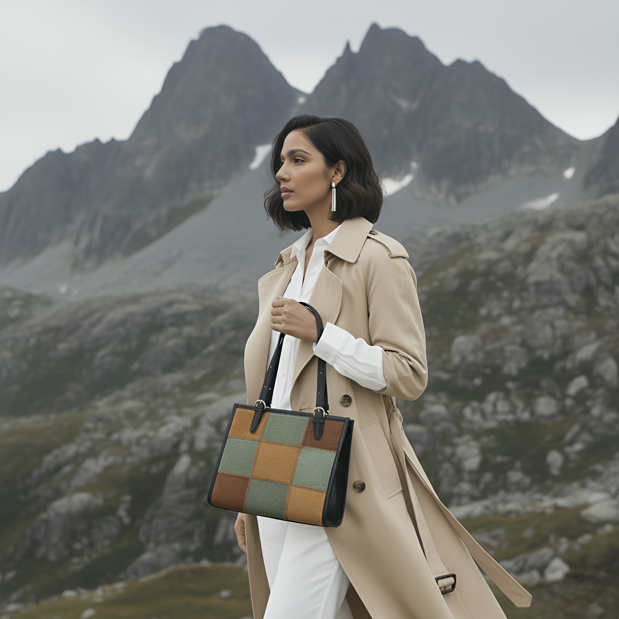 eclipse vegan tote bag shoulder bag Eclipse tote bag vegan shoulder bag - Image 2